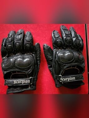 Motorcycle Gloves Scorpion EXO FIORE Women's Size Medium Short 8
